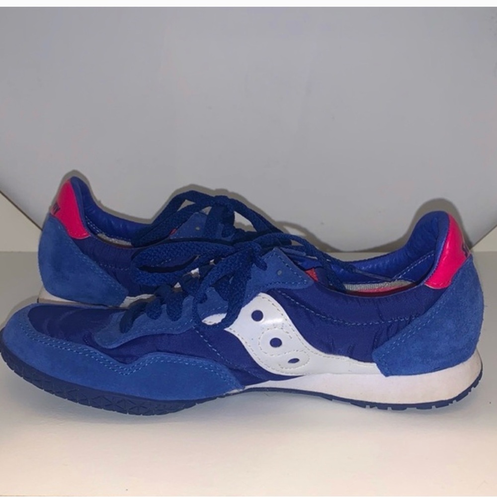 Saucony Women's Blue and Pink Sneakers